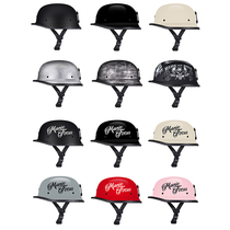 BRAMMO Blemish portable electric car helmet Mens and womens scooter half helmet German World War II steel helmet summer