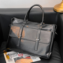 Mens handbag handbag Business package Mens briefcase mens bungle-covered crosspack Casual Computer Bag Street Tide Man Bag
