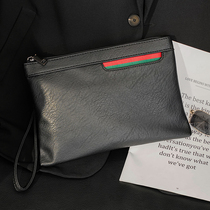 2022 new fashion mens bag youth hand bag Han version 100 hitch grab bag street trend phone bag wrist bag