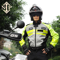 Iron riding suit Spring Wind Ambassador Motorcycle Team reflective lobster suit Dongguan Hong Kong high waist motorcycle suit