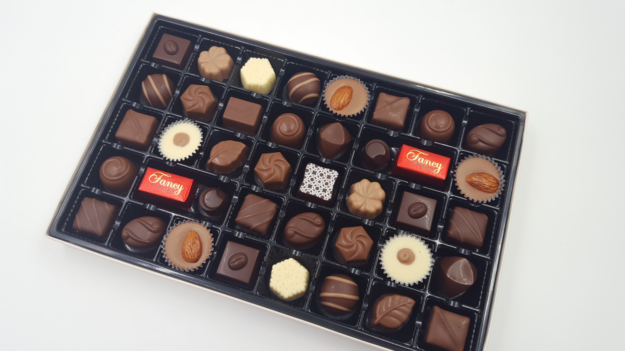代写贺卡日本进口 现货marys fancy chocolate巧克力礼盒40粒_双氙