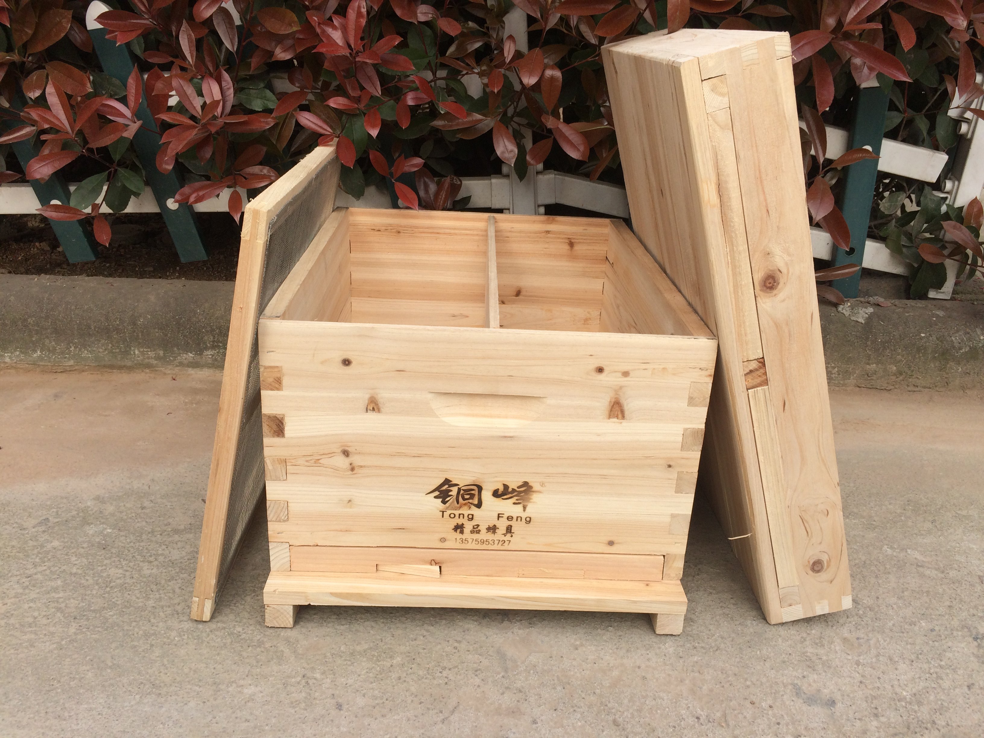 中蜂蜂箱新手套餐全套包邮养蜂工具烘干蜂箱煮蜡杉木蜂箱巢础巢框