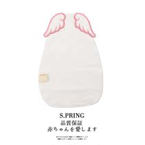 Day single angel children sweat towel Pure cotton gauze pad summer kindergarten back towel Baby baby cotton sweat towel