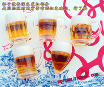 Export German Super simulation beer glass creative refrigerator paste magnetic liquid will move full 58 Simple Modern