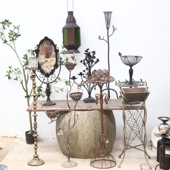 Orphan collection-foreign trade retro home furnishings garden decorations iron art retro old garden grocery candlestick ornaments
Orphan collection-foreign trade retro home furnishings garden decorations iron art retro old garden grocery candlestick ornaments