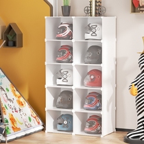 Helmet Cabinet Motorcycle Hat Show Frame Household Electric Locomotive Safety Hat Floor Frame