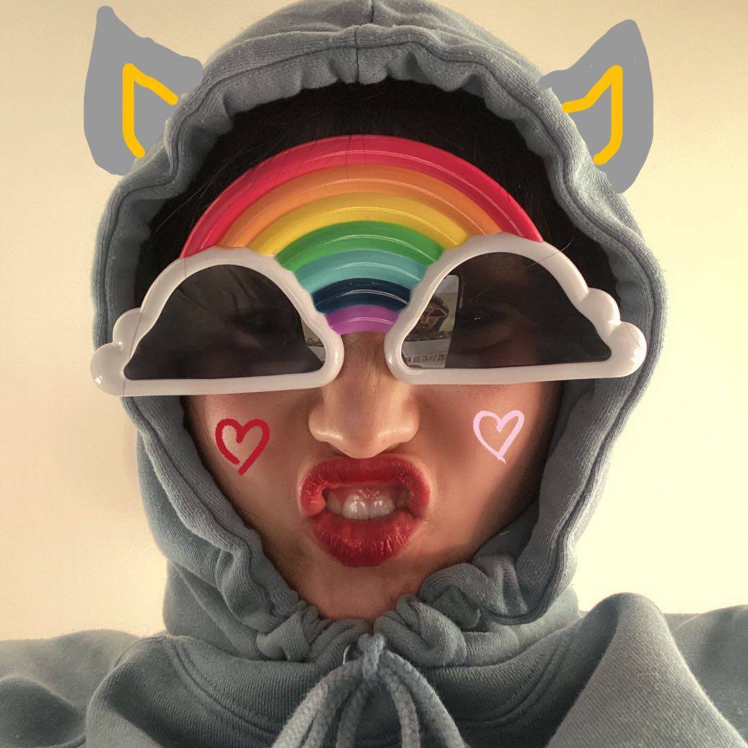 野餐太阳花拍照搞怪眼镜蹦迪个性网红沙雕墨镜女ins派对可爱闺蜜