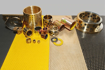 JDB new Shanghai base alloy embedded graphite bearing copper sleeve JFB5 sleeve guide sleeve size 3040225035