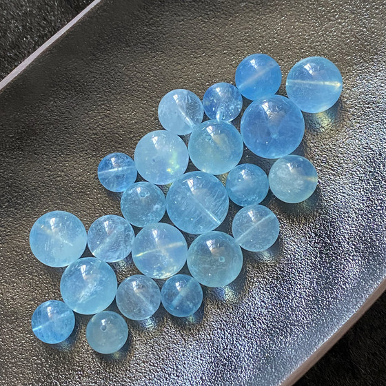 아이스 타입 아쿠아 마린 산란 구슬 수제 DIY 보석 액세서리 액세서리 비드 비드 둥근 구슬이있는 토파즈 팔찌 팔찌 아이스 타입 아쿠아 마린 산란 구슬 수제 DIY 보석 액세서리 액세서리 비드 비드 둥근 구슬이있는 토파즈 팔찌 팔찌