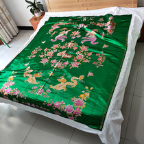 Hangzhou silk soft brocade quilt quilt quilt cover single piece cotton double 200 × 230 quilt cover wedding