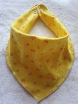 Summer thin heat to sell foreign trade original single double layer pure cotton baby triangular towel baby spat towel surrounding mouth