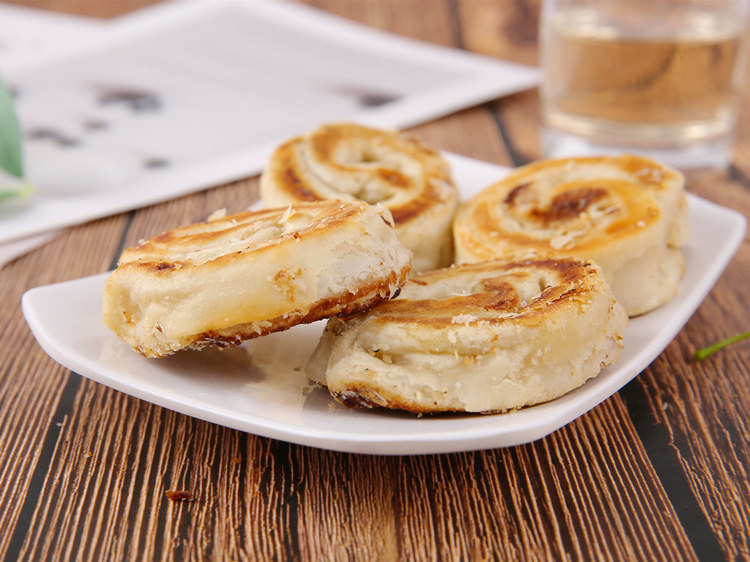 东北开原特产老式传统点心渊泉丰糕点缸炉500g烧饼葱花味手工食品