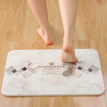 Diatom mud Mat toilet toilet door bathroom water absorbent non-slip Mat toilet diatom seaweed mud mat value