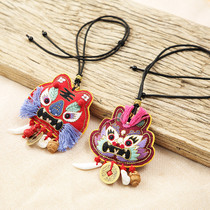 Hand embroidered fragrant sacks DIY safe and send friends baby long life lock Longteng tiger leapfrog hair hanging bag car hang