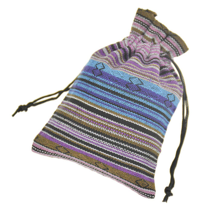 民族风棉布袋 中草药驱蚊包空袋 炭包花茶首饰包装袋 10cm x14cm