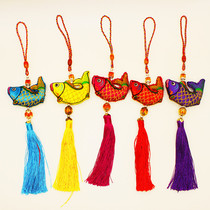 Festive China Knot Pendant Cloth Art Embroidery Gift Hanging Decoration Traditional Car Hanging Home Decoration Pendant Gift