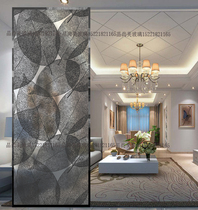 Art Glass Modern Light Lavish Style Partition Living Room Toilet Frosted Light Transmission Screen Leaf in the family Xuanguan