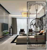 Modern Art Glass Double-sided Light Transmission Living Room Home Dress Door Aisle Xuan Wall Screen Partition Minimalist Creative Flower Ag