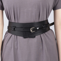 Genuine Leather Belt Woman Waist Seal Trim Dress Exterior Lap Fashion Accessories Skirt Suit Shirt Bull Leather Strap Ins Tide