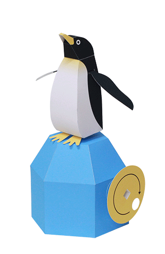 中村开己传动纸玩偶巧手折一折日本创意皮卡丘折纸会动的鲤鱼