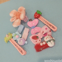 New accessories decorate cute creative hair clip Liu sea clip cartoon combination 3a038