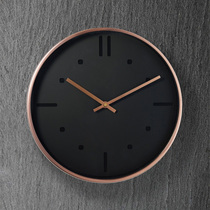 Taiwan imported wall clock modern simple clock home living room creative luxury clock fashion quartz clock