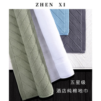 Bathroom door absorbent mat five-star hotel doormat floor towel non-slip foot mat foot mat bedroom machine washable