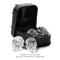 Clockwork Home silicone skull ice grid