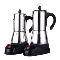 Coffee pot thickened stainless steel electric Mocha pot Household coffee machine Italian Mocha espresso coffee pot