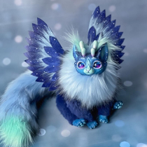 Russian Artist Waterstars Gift Official Certified Night Corner Fox Star Karate Foodie for Dolls