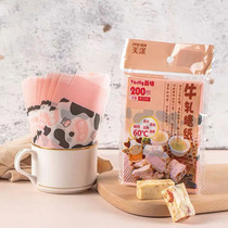 Baking Packaging Bull Rolling Sugar Wrapping Paper Packaging Oil Paper Candy Paper Sugar Paper Color Optional 200 Sheet Clothing