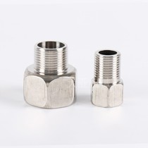 Explosion-proof engineering bathroom plumbing pipe fittings inside and outside the wire direct hot-selling stainless steel joint thickened inside and outside the tooth direct