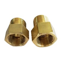 Hot-selling engineering water pipe plumbing pipe fittings with brass thickened internal and external teeth direct explosion style internal and external wire adapter