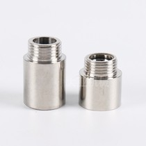 Hot-selling engineering plumbing pipe fittings electroplated bright stainless steel extension joint explosion-style hexagon direct straight through