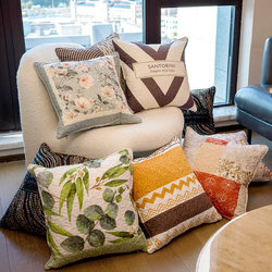 Nordic simple pillow designer sofa cushion pillow case office lumbar cushion