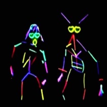 Luminous glow stick Graduation disposable colorful luminous stick Luminous stick DIY fluorescent bracelet 100 silver light sticks