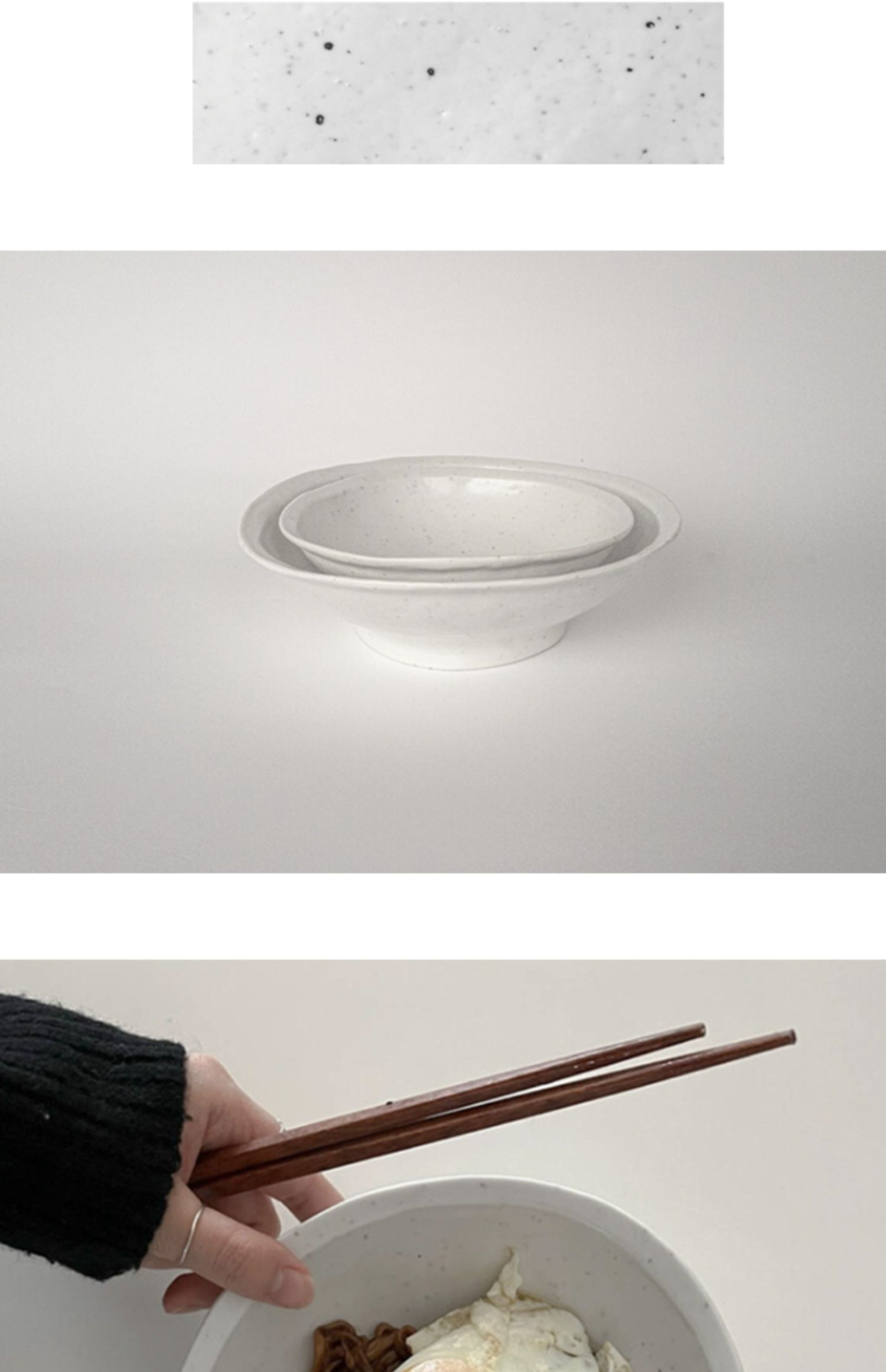 订购 韩国正品 手工制 rough white汤碗 面碗 沙拉陶瓷碗g246