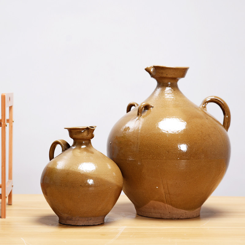 sichuan earthenware rooster jug ​​ceramic antique wine jar household wine jar wine jar empty wine bottle wine jar clay jar glaze jar