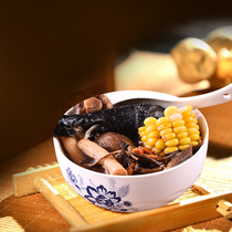 Agaricus blazei tea tree mushroom chicken soup Easy-to-consume fungi tonic soup Soup soup stew Health medicine package TL041