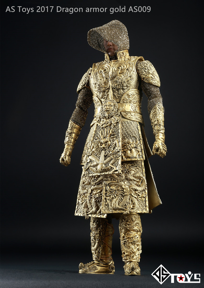as toys 1/6 2017 as008/009/010 古代龙纹铠甲三色 现货