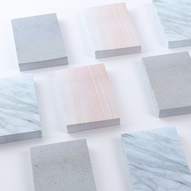 Natural native creative stone texture post-it note urinal signature book Square message note N stickers can be torn