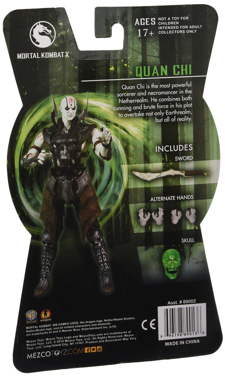 mezco mortal kombat x魔宫帝国致命格斗真人快打6寸可动拳痴