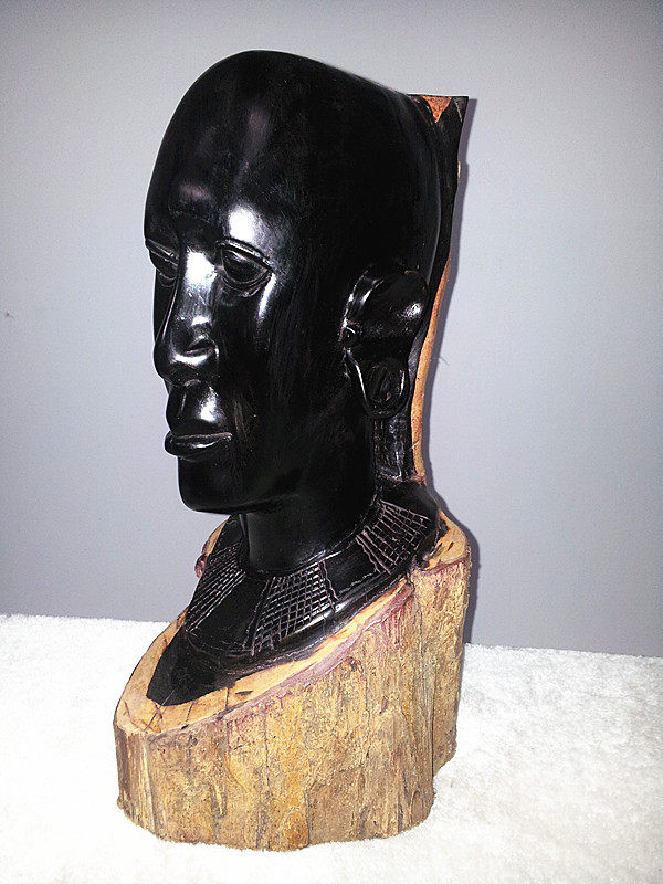 非洲木雕工艺品 原生态手工雕 非洲黑人 乌木雕艺术珍品