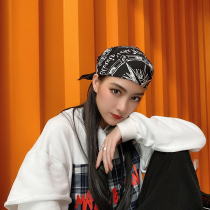 Dark wind European and American hip hop headscarf Han edition with hair band hiphop street dance sports cycling covering towel
