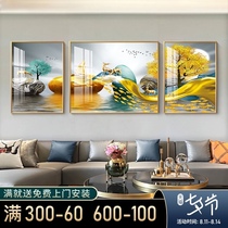 Stone to run the living room decoration painting sofa background wall painting Nordic creative triple bedroom bedside atmospheric hanging painting