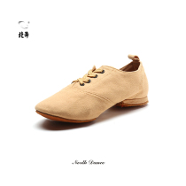 North dance camel low-top adult canvas jazz boots soft-soled dance shoes new practice shoes womens outsole ballet shoes