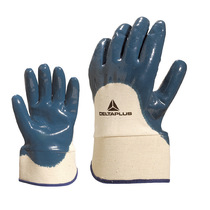 Delta 201170 Nitrile coated gloves Vulcanized cotton oil-proof and anti-mechanical risk safety cuffs Heavy gloves
