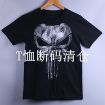 Break code clearance A variety of movie game peripheral Punisher T-shirt Beauty and the Beast Men and women short-sleeved peripheral clothes