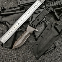 German special warfare tactics High hardness straight knife field survival Saber self-defense portable knife Outdoor knife survival