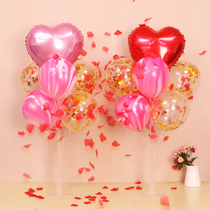 Creative Wedding Wedding House Arrangement Decoration Romantic Wedding Wine Mat Wedding Banquet Table Swing Bracket Table Swing Balloon Wedding